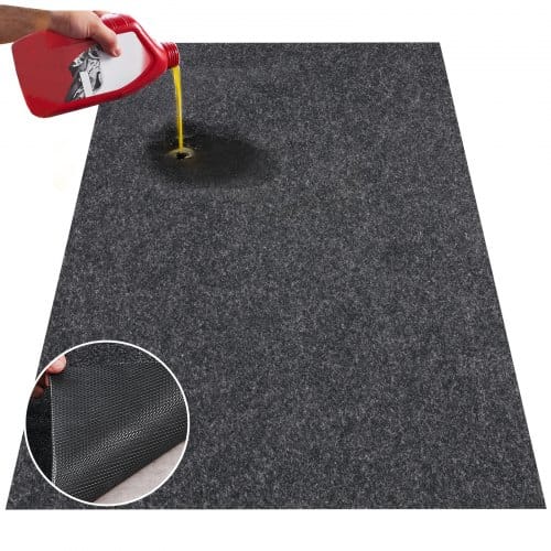 Mophorn - Vevor Garagenbodenmatte 2235,2 X 5181,6 X 2,4 Mm Werkstattboden 820-850 G/m² Garagenboden Filz & Tpe Öl Auffangmatte Garagenmatte Servicematte Bodenschutz Bodenplatten Für Garage