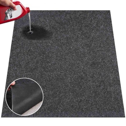 Mophorn - Vevor Garagenbodenmatte 2235,2 X 6096 X 2,4 Mm Werkstattboden 820-850 G/m² Garagenboden Filz & Tpe Öl Auffangmatte Garagenmatte Servicematte Bodenschutz Bodenplatten Für Garage