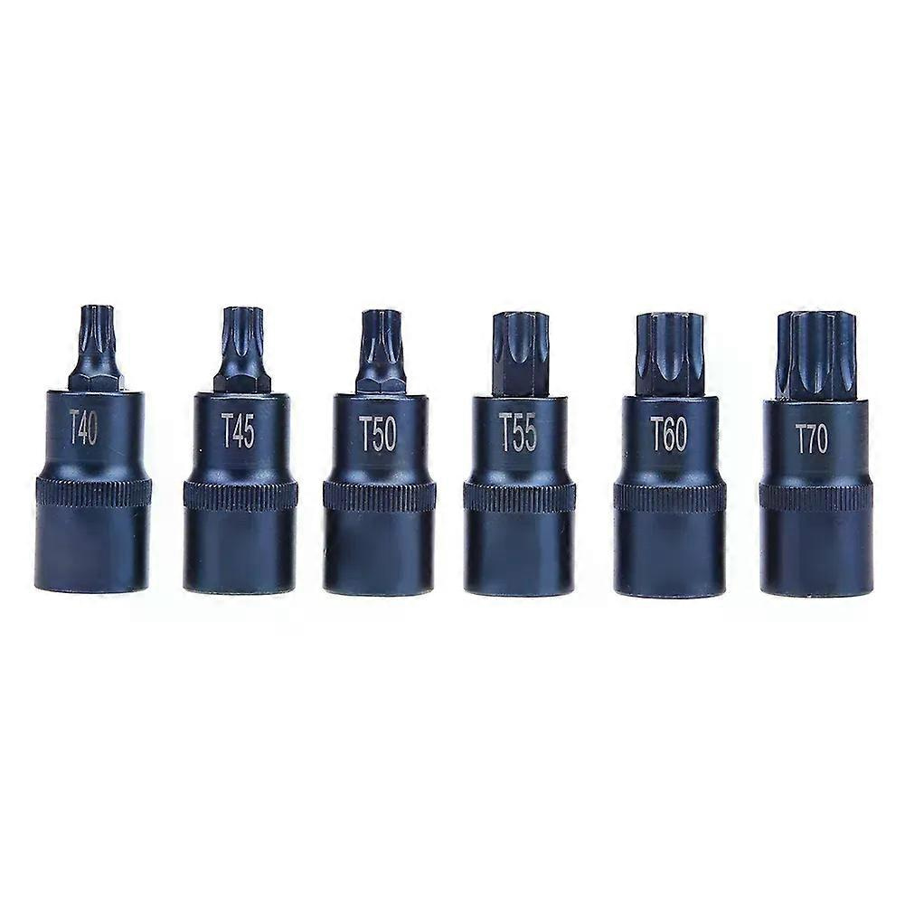 1/2 Zoll Torx-schraubendreher-bit Multifunktionaler Praktischer Torx-schraubendreher-adapter T40 T45 T50 T55 T60 T70 Für Ratschenschlüssel