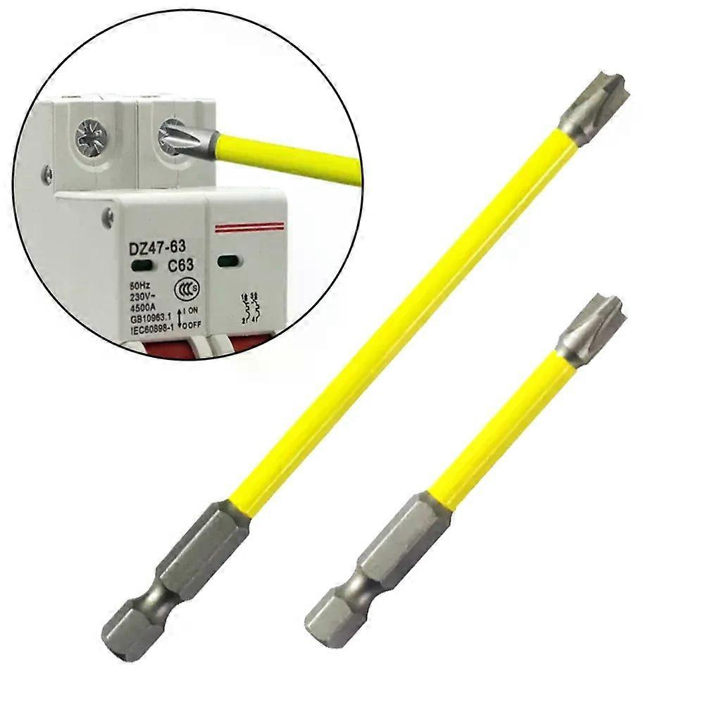 1/2 Stück Magnetischer Spezial-kreuzschlitzschraubendreher-bit Fph2 Für Steckdosen, Schalter, Elektriker-elektrowerkzeuge, 65 Mm 110 Mm