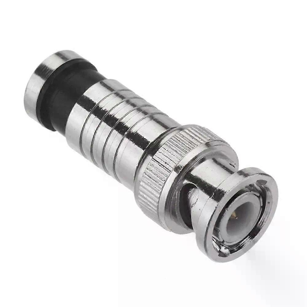 10 Stück Bnc-kompressionsstecker Für Koaxialkabel Rg59 Und Cctv-kameras