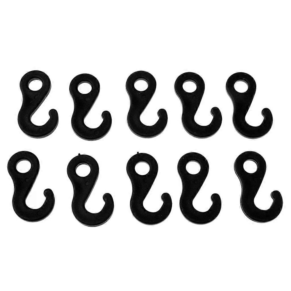 10 Stück Robuste Bungee-seil-karabinerhaken, Elastische Gummiseilhaken Zur Befestigung Von Bungee-seilenden An Campingzelten