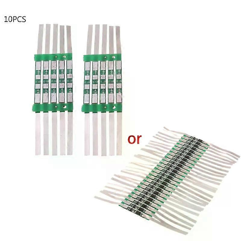 10-teiliges Set 37v 3a Bms-schutzplatine Für 1s 18650 Lithium-akkus, Überladeschutz, Platinzellen-kit Mit Lötgürtel