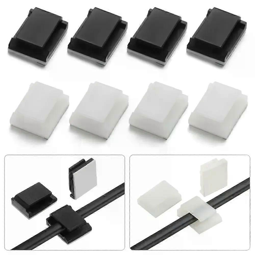 10 Stück Selbstklebende Kabelklemmen Für Tisch Und Schreibtisch, Praktische Kabelbinder, Befestigungsclips, Kabelhalter, Organizer, Langlebige Kabelclips