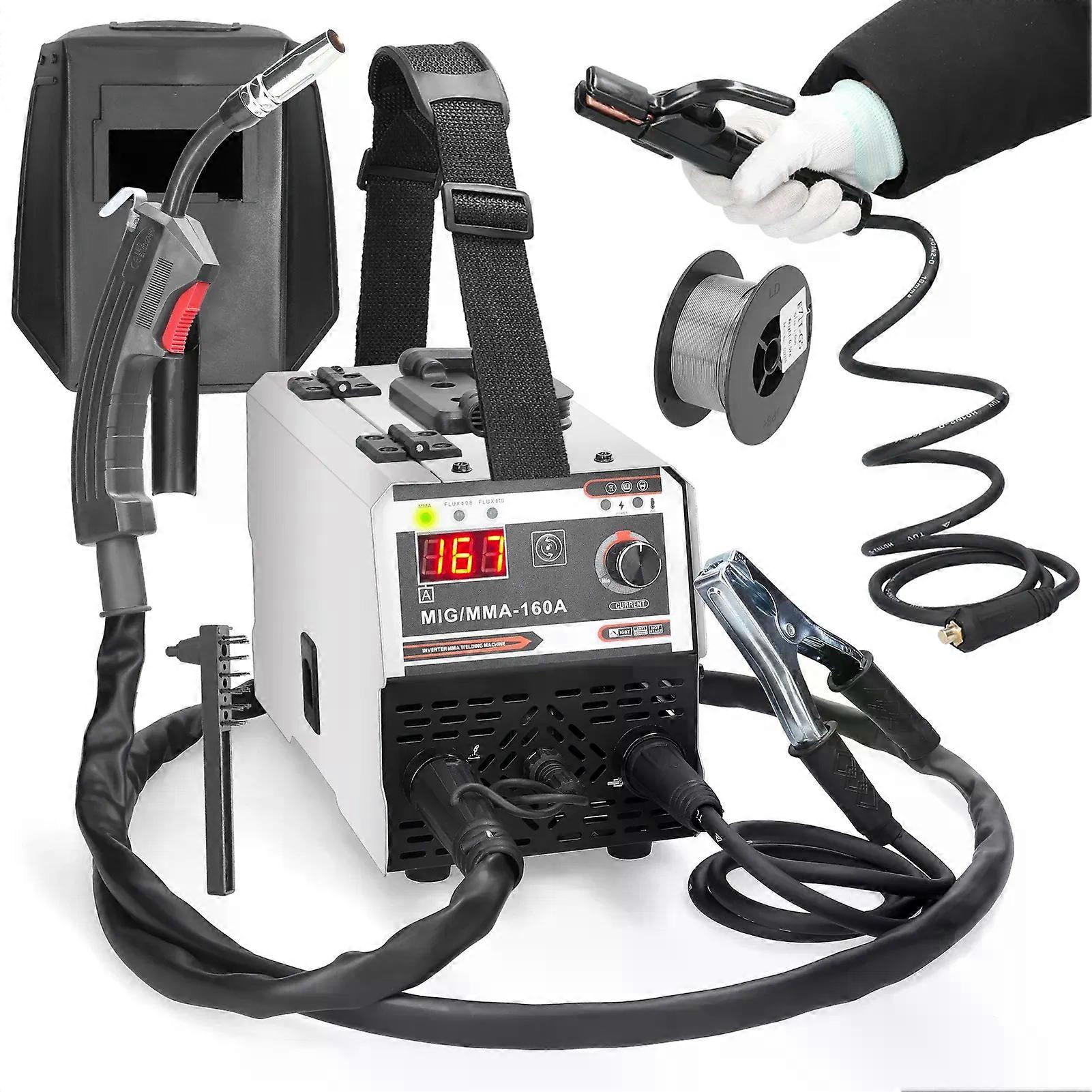 2-in-1 Mig/mma-schweißgerät, Co2-schutzgasschweißen, Manuelles Schweißen, Mehrzweck-igbt-gleichstrom-inverter-schweißgerät, Eu-stecker