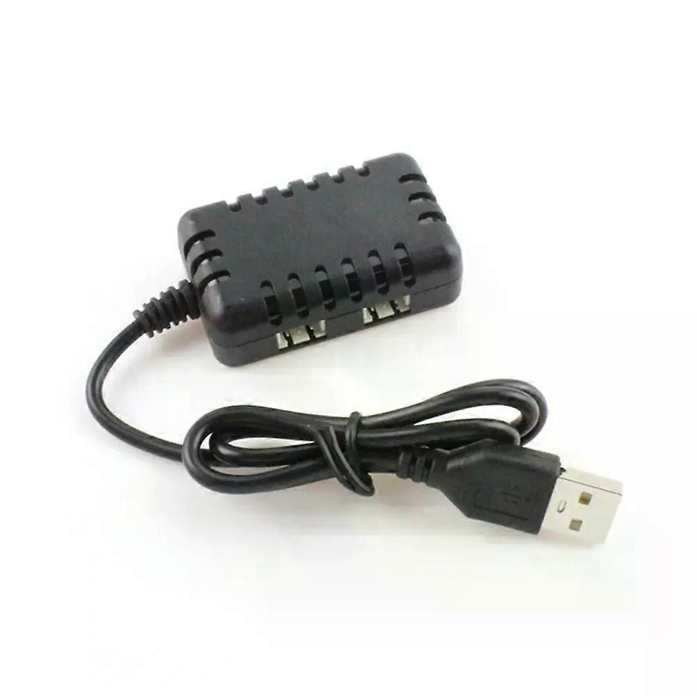 2-in-1-schnellladegerät (74 V, 1000 Mah X 2, Xh-3p) Mit Usb-anschluss Für Wltoys 144001, 124019, 12428, 284131, K989, K969, Xk, K130 Rc-autos Und -flugzeuge