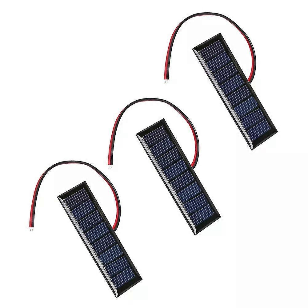20 Stück 4v 02w Solarpanel, Wasserdicht, 2-adrig, 8 Solarzellen, Für Sicherheitskameras, Kleine Heimbeleuchtungssysteme, Ladegeräte