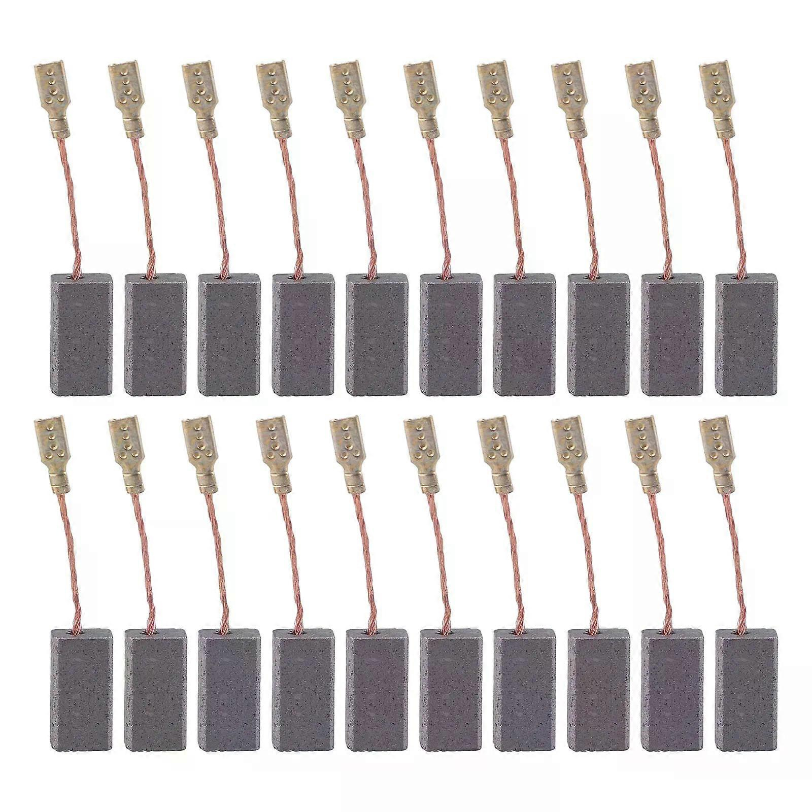 20-teiliges Set Kohlebürsten Für Winkelschleifer, Ersatzteile 15 X 8 X 5 Mm, Motorkohlebürsten, Zubehör Für Elektrowerkzeuge