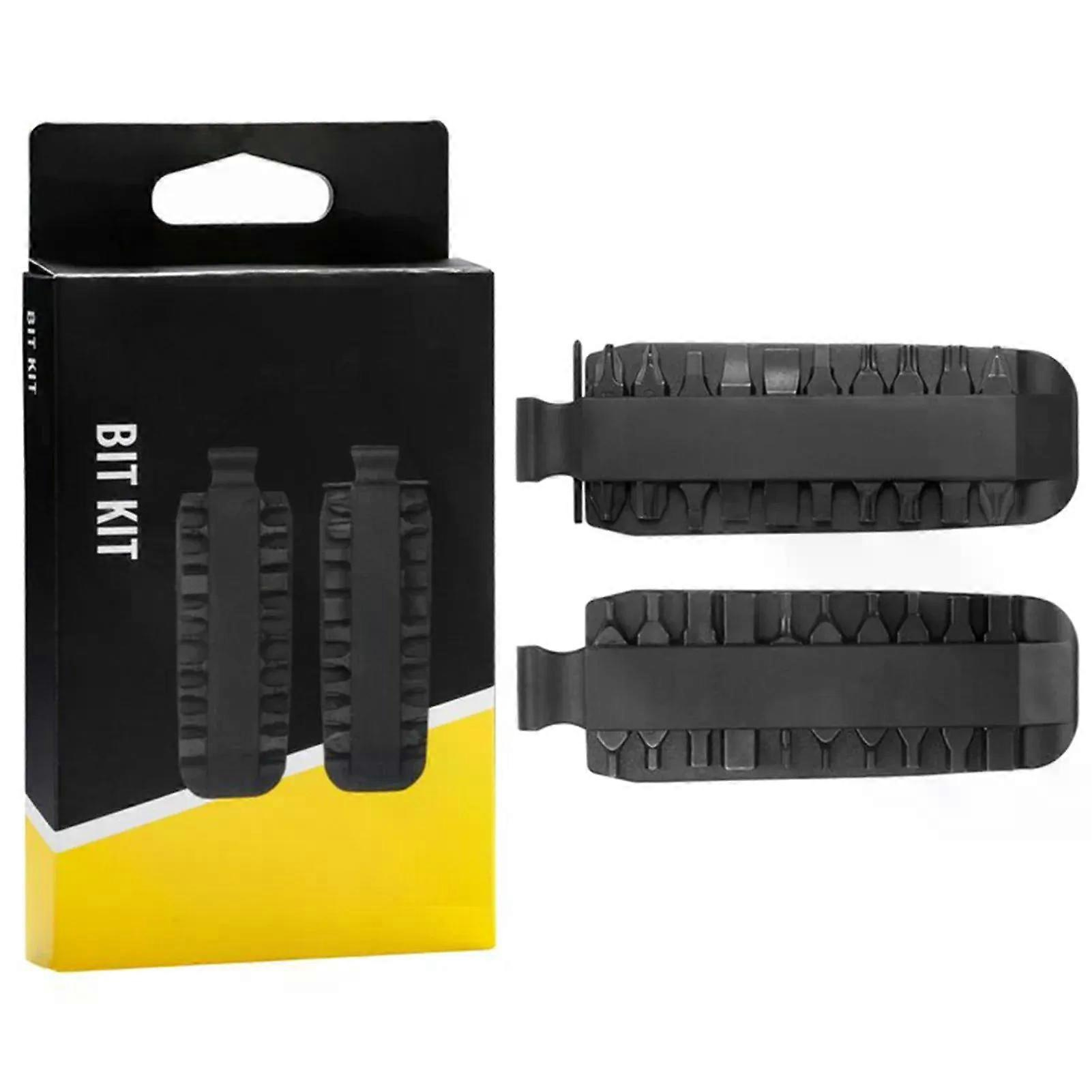 21-teiliges Mini-bit-set, Doppelseitiger Schraubendreher-bit-satz Aus Gehärtetem Stahl, Taschenwerkzeug Mit Phillips-, Sechskant- Und Torx-bits