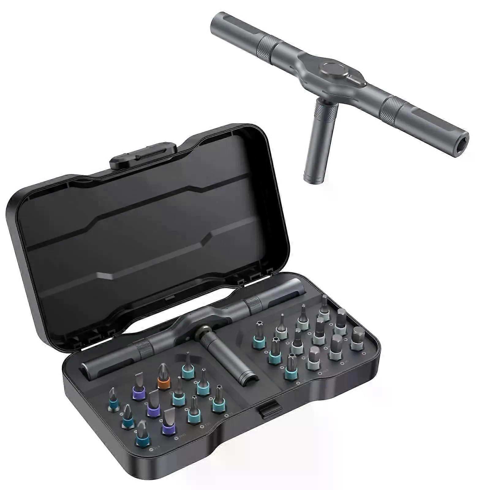 24-in-1 Magnet-schraubendreher-set, Diy-ratschen-mini-schraubendreher-set, Abnehmbares Präzisions-schraubendreher-set Zum Selbstzusammenbau, Magnetisch