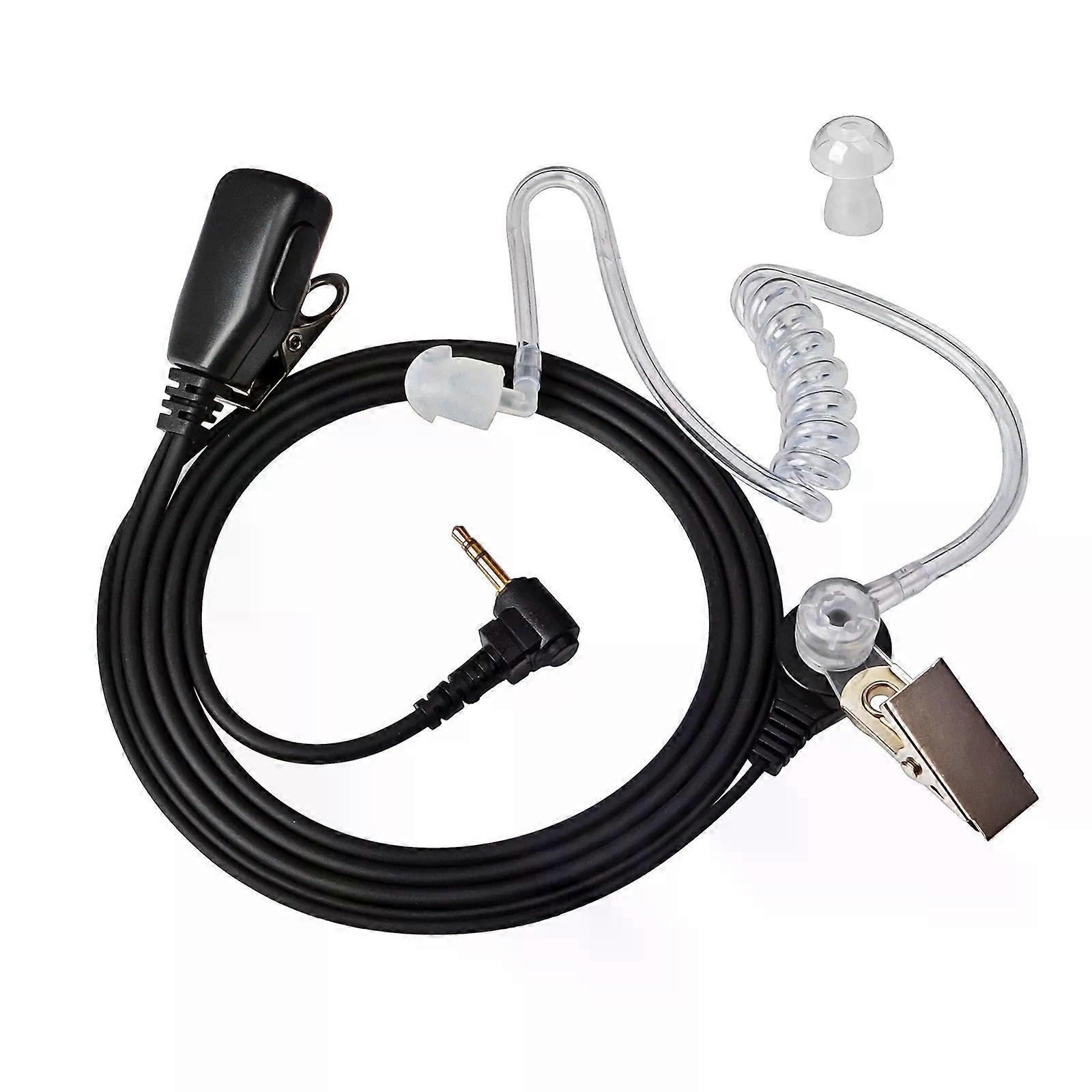 25-mm-walkie-talkie-headset Mit Mikrofon, Akustikschlauch-ohrhörer, 1-pin-anschluss, Kompatibel Mit Motorola Tlkr-t60, T61, T62, T80, T81, T82, T-92