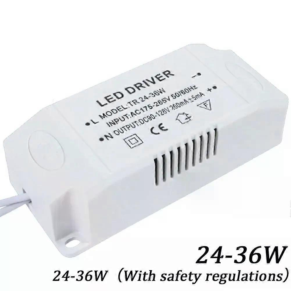 260 Ma 24-36 W Led-treiber Für Deckenleuchten, Elektronischer Transformator, Konstantstrom-netzteil Mit Sicherheitsbestimmungen