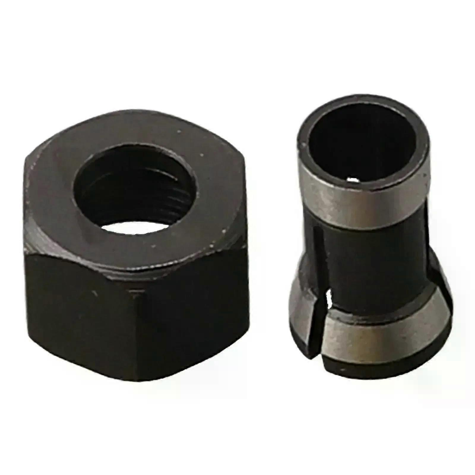 2er-set Spannzangen 635 Mm, 8 Mm, 6 Mm, Für Gravier-, Trimm- Und Fräsmaschinen, Elektrische Oberfräsen Und Fräsen, Inklusive M15-mutter