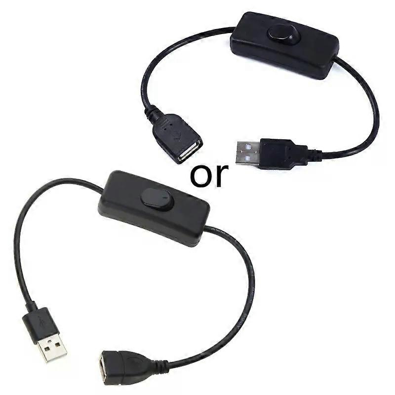30 Cm Langes Usb-kabel Mit Ein-/ausschalter, Verlängerungsadapter Für Usb-lampen, Usb-lüfter, Robustes Netzteil