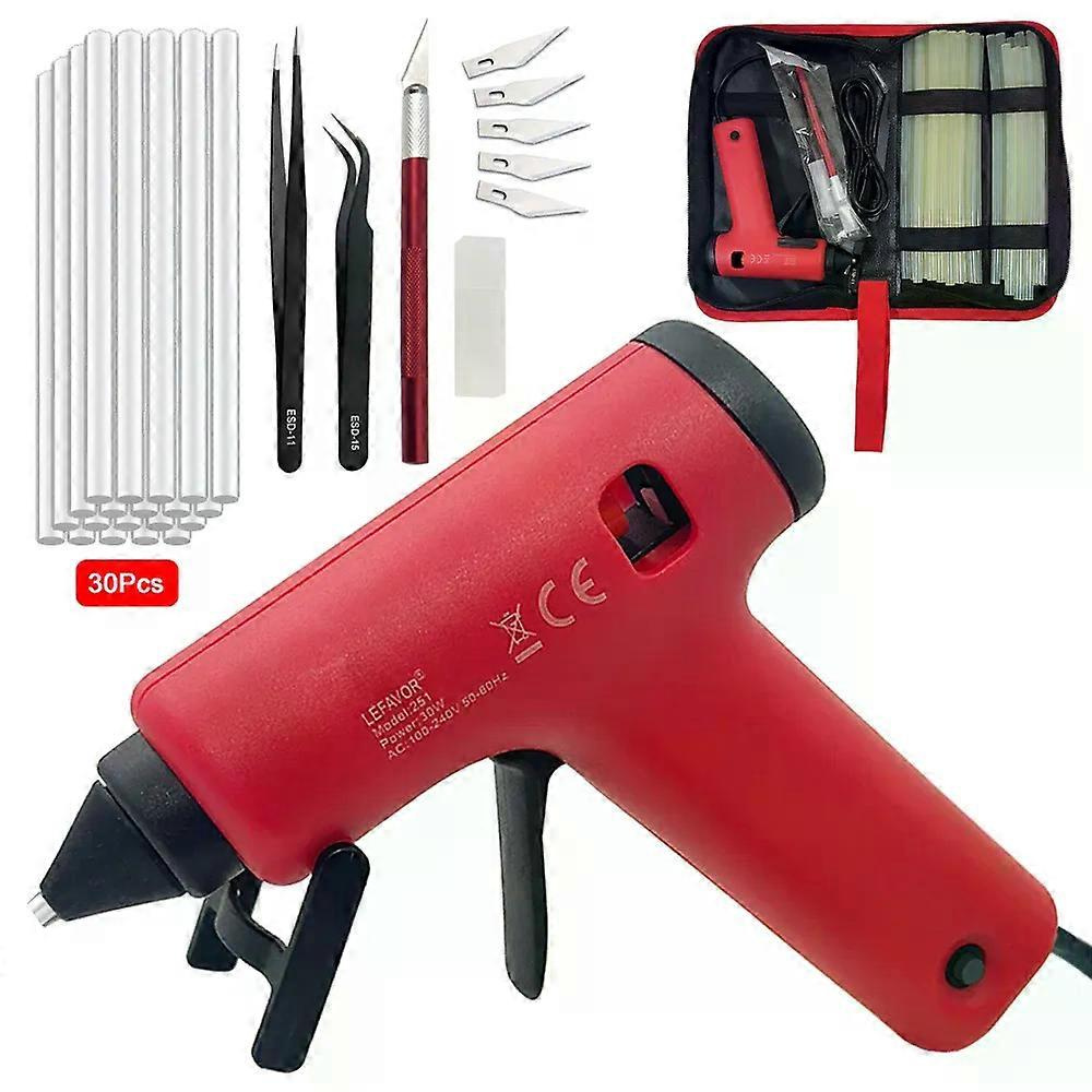 30w Heißklebepistole, Mini-haushalts-industrie-silikonpistole, Diy-heißklebepistole, Thermoelektrisches Reparaturwerkzeug Mit Klebesticks