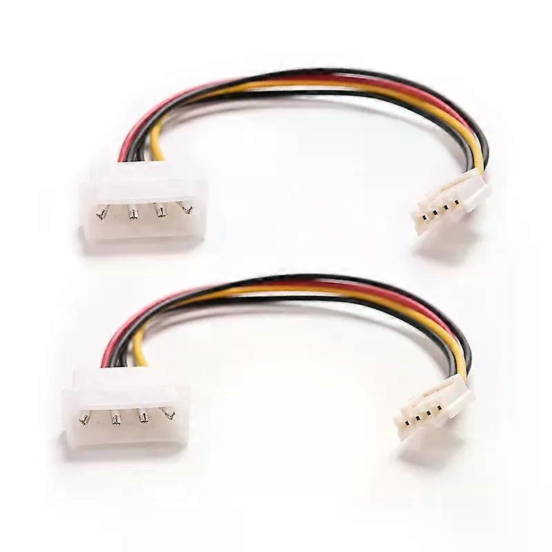 4-poliges Molex Ide-stecker Auf 4-polige Ata-buchse Stromkabel Für Diskettenlaufwerk-adapter, Computer-pc-diskettenlaufwerk-anschlusskabel, Netzteil (1 Stück)