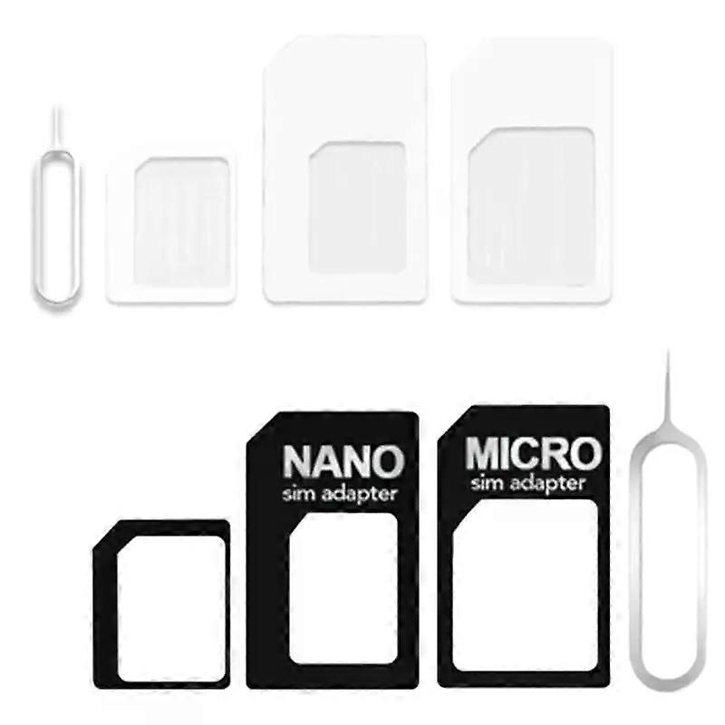 4-in-1-adapter: Nano-sim-karte Auf Micro-sim-karte Für Smartphones, 4g Lte, Usb-wlan-router