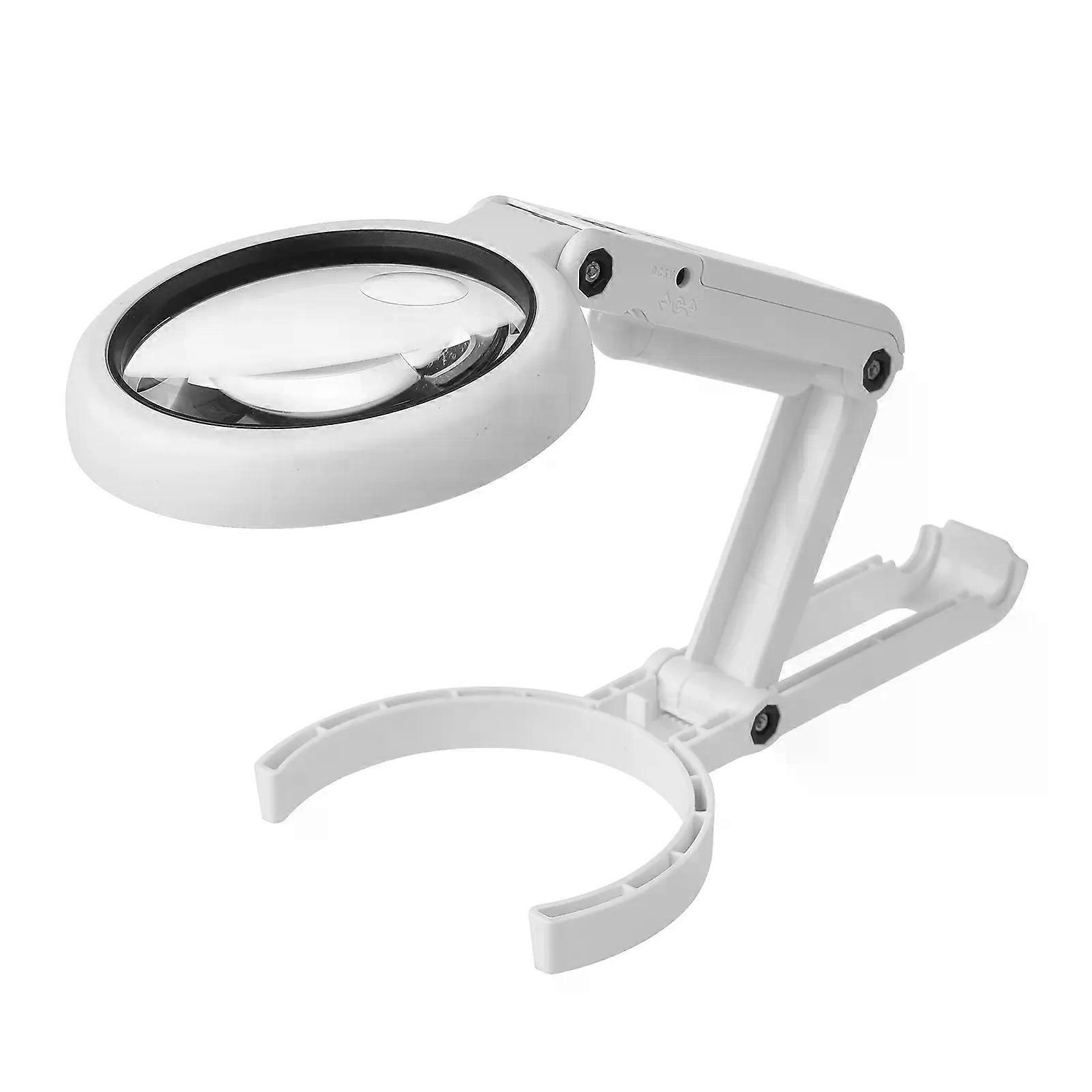 5-fache Und 11-fache Vergrößerung, Usb-handlupe Mit Led-beleuchtung Für Lese- Und Reparaturzwecke