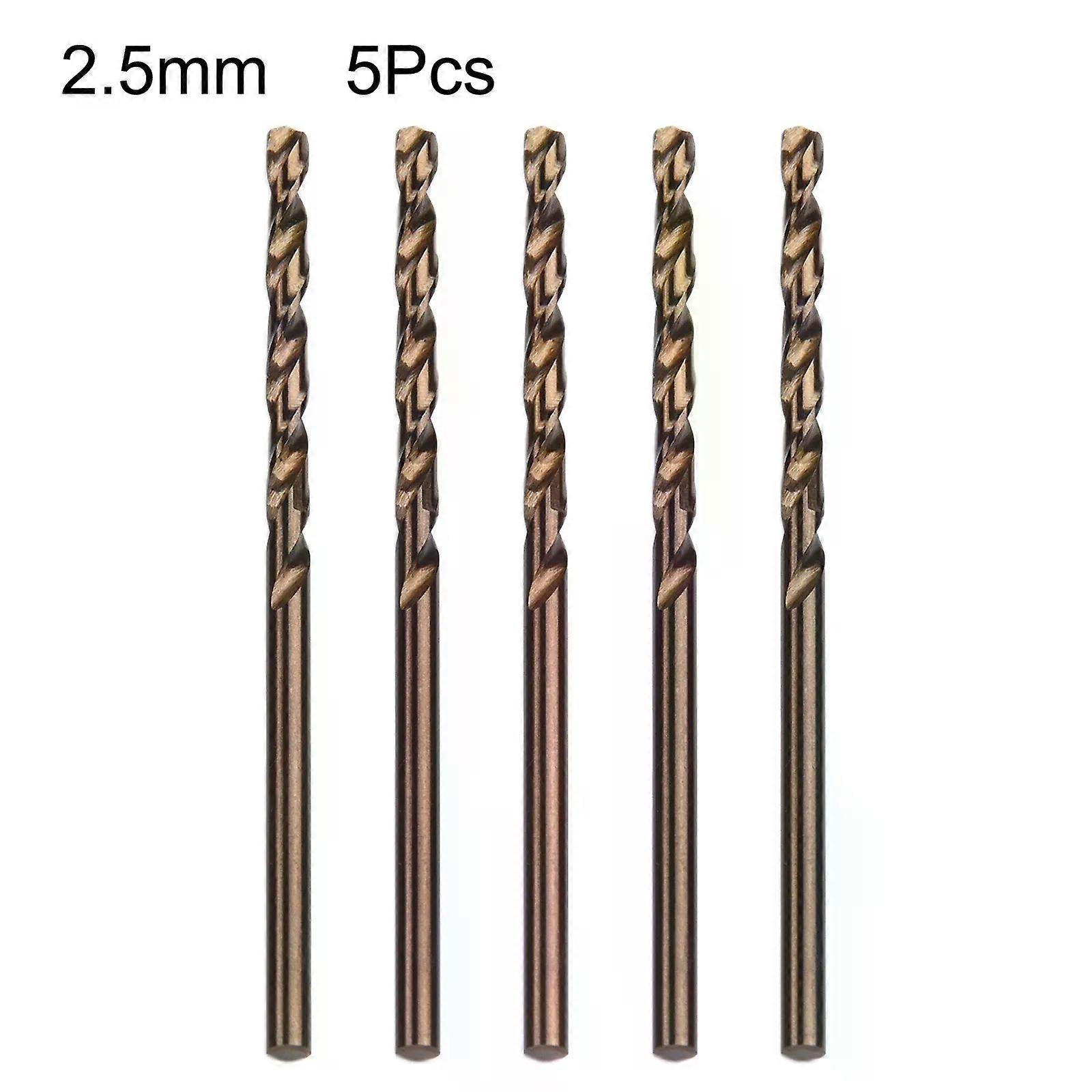 5-teiliges Hss M35 Kobaltbohrer-set (1 Mm, 15 Mm, 2 Mm, 25 Mm, 3 Mm, 35 Mm, 4 Mm) Für Holz, Metall Und Edelstahl. Geeignet Für Spiralbohrer Und Lochschneider.