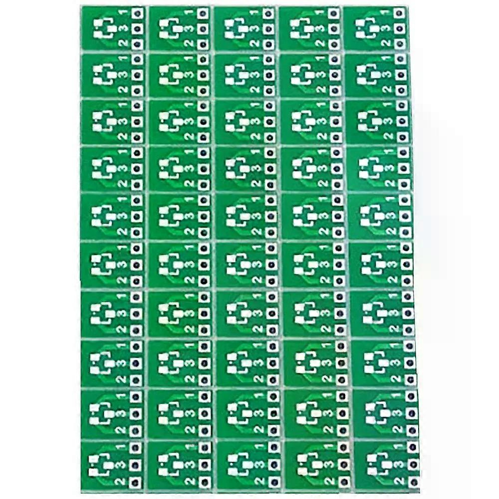 50 Stück Sot23 Sot23-3 Dreh-sip3 Doppelseitige Smd Dreh-dip Sip3 Adapter Konverterplatte Sot Sip Ic Sockel Leiterplatte Diy