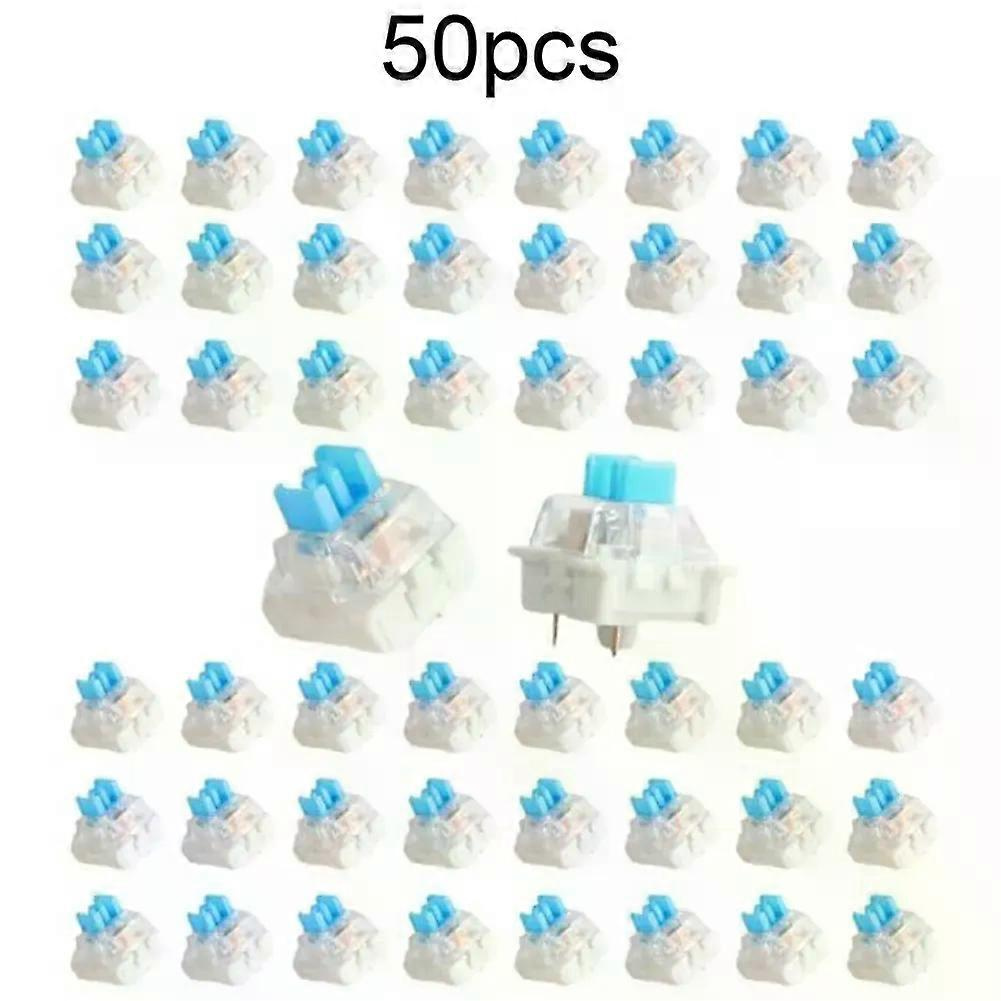 50 Stück Tastaturschalter, 3-polige Taktile Tasten, Kunststoff, Für Elektrische Geräte Und Werkzeuge