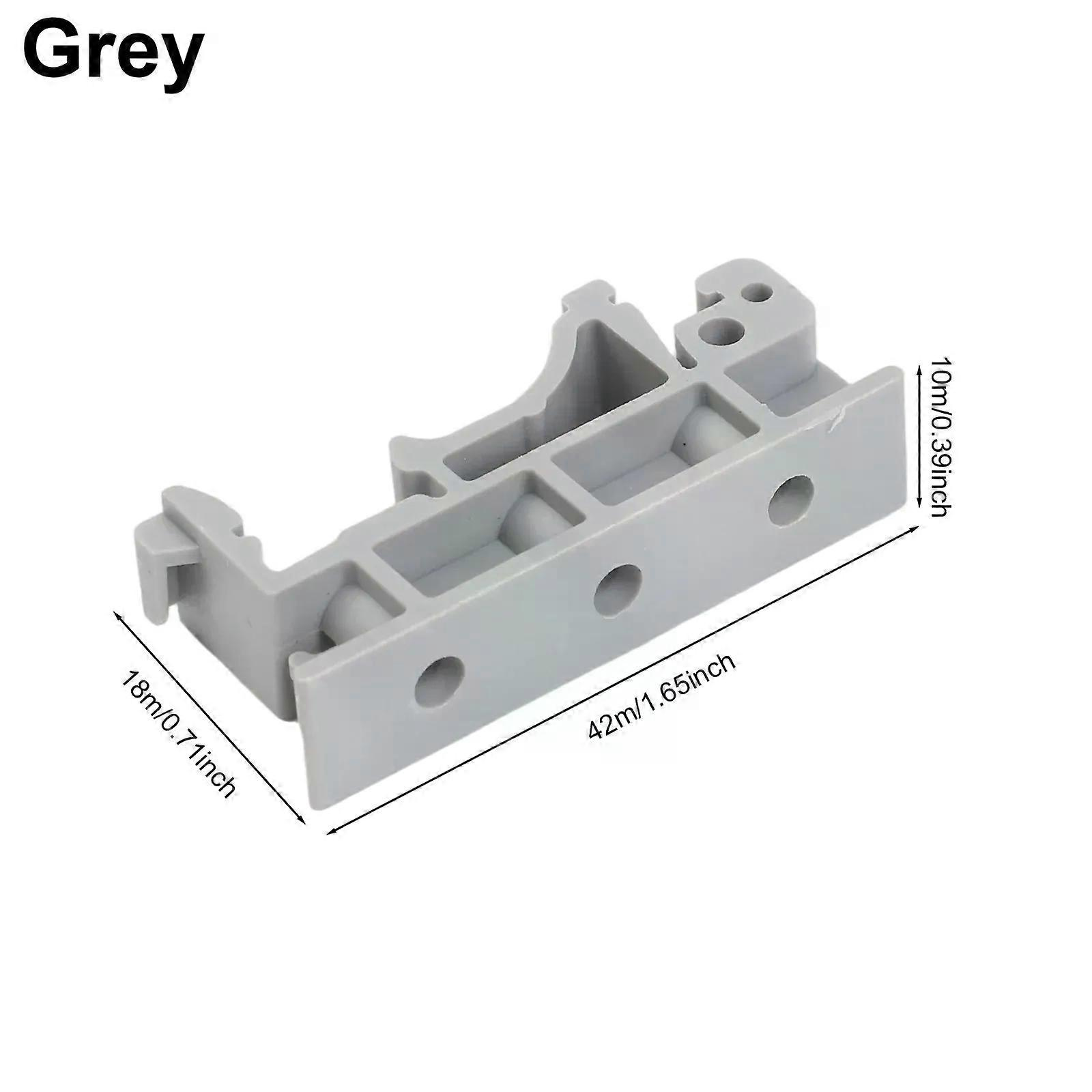 5er-set Grüne Leiterplatten-din-c45-schienenmontageadapter, Leiterplattenhalterung, Trägerclips, Steuerplatinenadapter Mit Schrauben