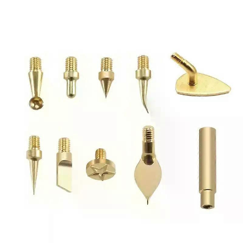 7/9/10-teiliges Set Mit Wärmeeinsätzen, Muttern Und Lötspitzen (m2, M3, M4, M5, M6, M8) Aus Messing Für 3d-drucker Und Lötkolben