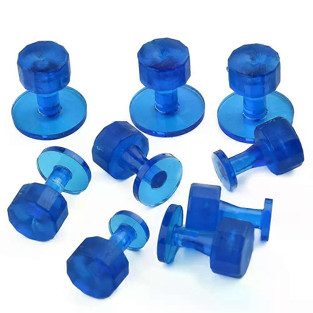 9-teiliges Auto-dellenreparatur-werkzeugset, Lackschadenfreier Dellenzieher, Autolack-saugnapf, Klebestreifen, Blaue Klebelaschen