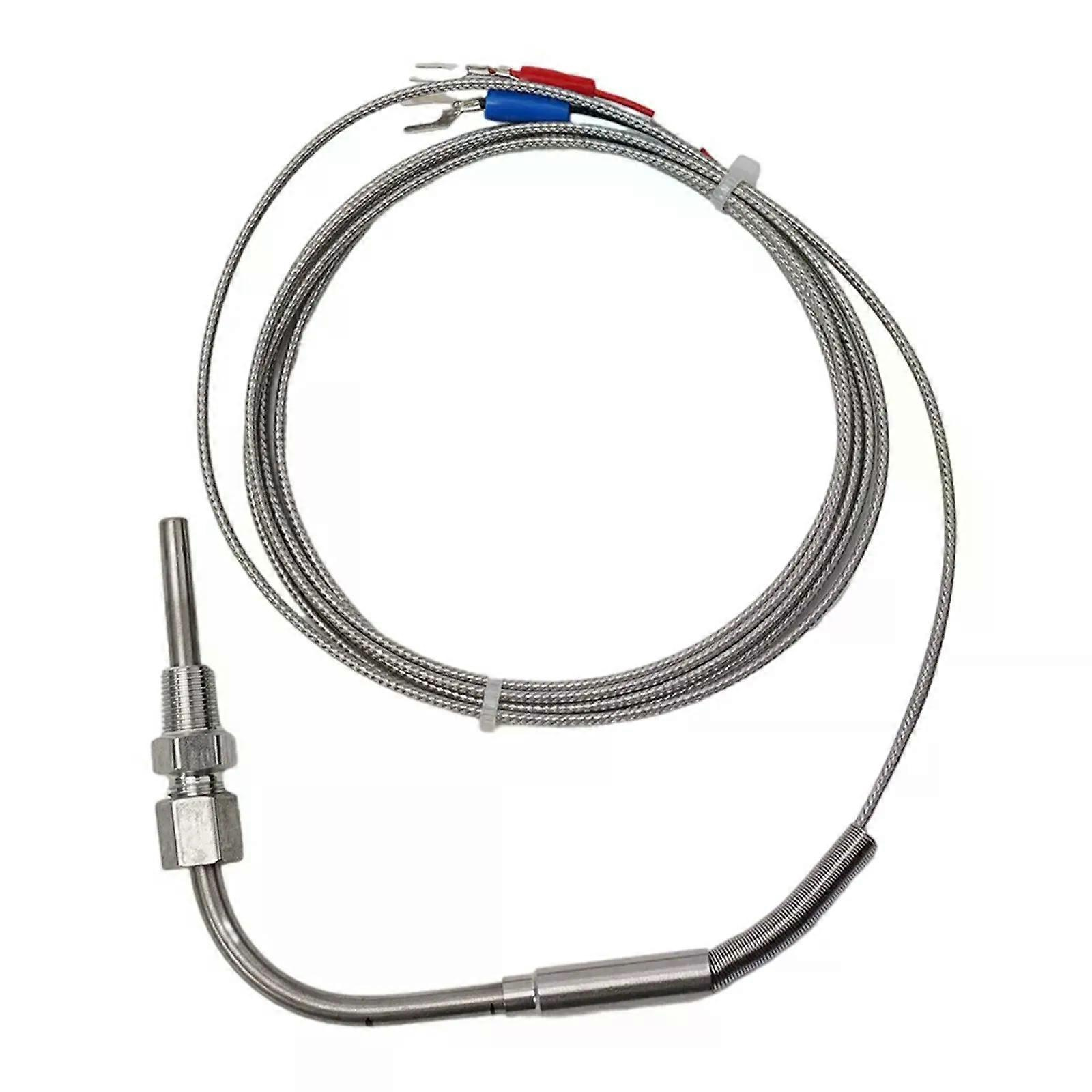 Abgastemperatursonde Typ K (egt) Mit Thermoelement, 0–1200 °c, Hochtemperatursensor, 1/8-zoll-npt-gewinde, Einstellbare Kompressionsverriegelung, 2 M Kabel