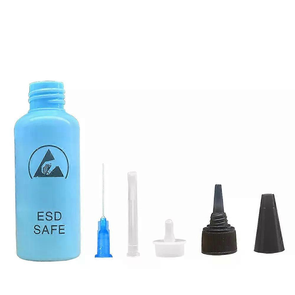 65 Ml Alkoholflasche Mit Lösungsmittel Zum Dosieren Von Mobiltelefonreparaturmitteln, Antistatisch, Auslaufsicher, Mit Nadel.