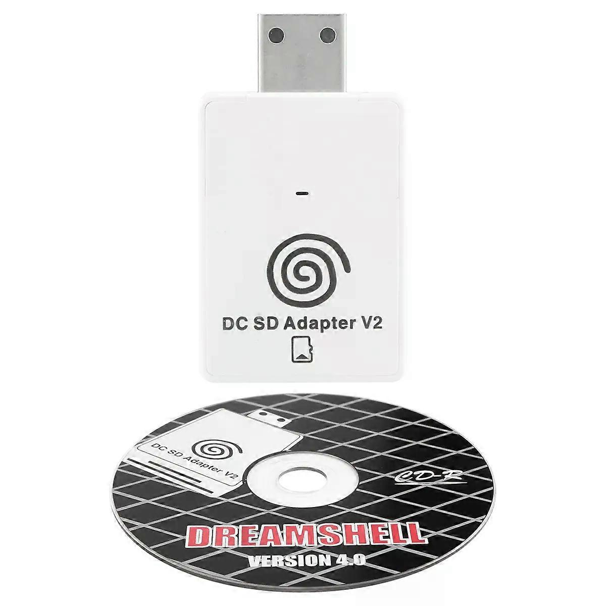 B02b-dc Sd/tf-kartenadapter-lesegerät V2 Für Sega Dreamcast Mit Dreamshell-bootloader