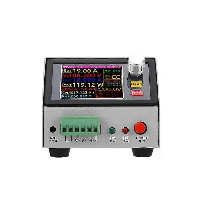 Elektronischer Dc-lasttester Mit 12 V Dc, 1 A, 24-zoll-farbbildschirm, Numerischer Steuerung, Konstantstrom- Und Konstantspannungsmessung (dc 0–150 V, 20 A, 150 W)