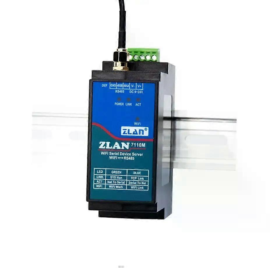 Din-schienen-rs485-zu-wlan-seriellgerät-tcp-server-konverter 7110m Unterstützt Modbus Rtu, Mqtt Und Json