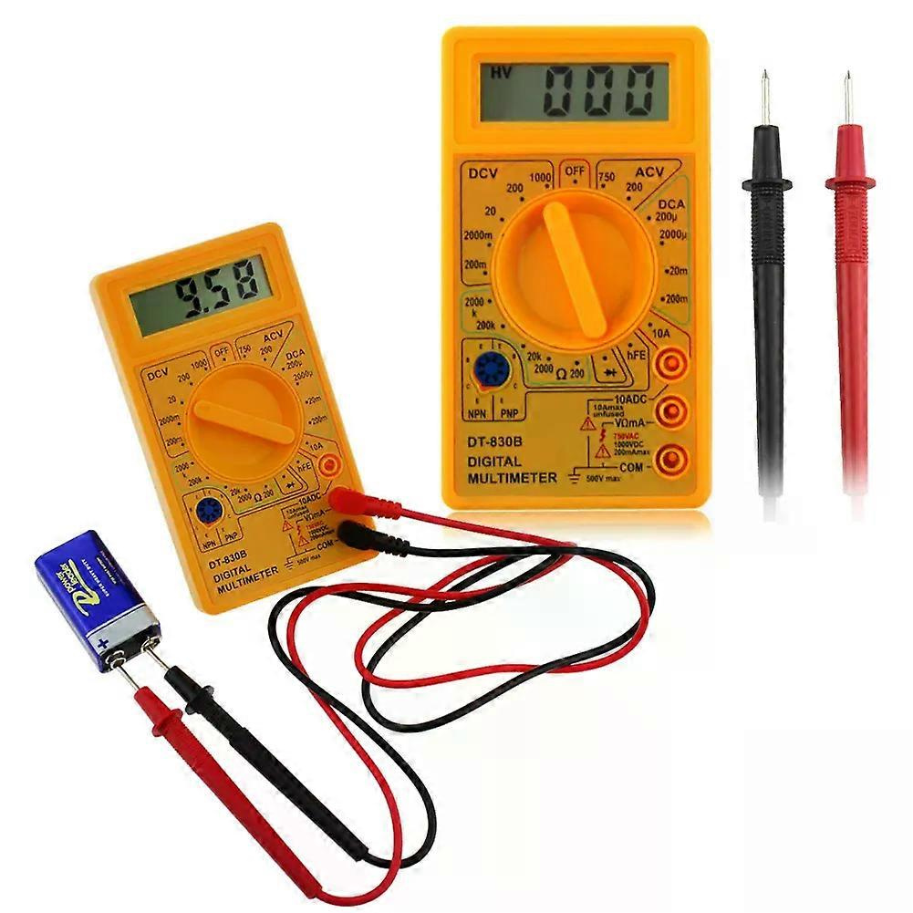 Dt-830b Lcd-digitalvoltmeter Mit Automatischer Bereichswahl, Multimeter, Ohmmeter, Spannungsprüfer, Elektrisches Analysegerät, Messgerät, Prüfwerkzeug