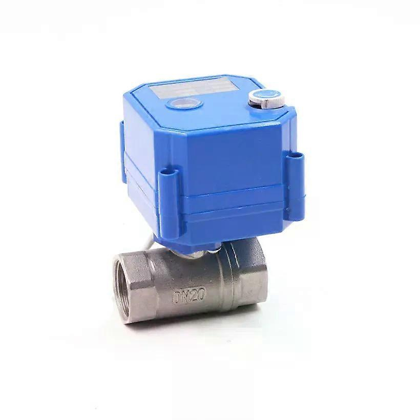 Dn15 Dn20 Dn25 Dn32 Elektrisches 2-wege-kugelventil Mit Manueller Notbetätigung, Edelstahl, Motorisiert, 5 V, 12 V, 24 V, 220 V
