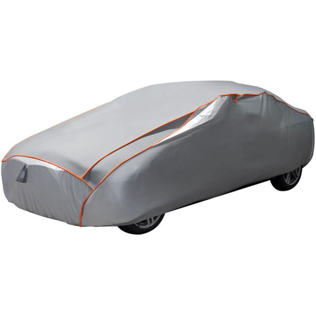 Vollgarage für Auto Größe xl 533x178x119cm Schutz vor Hagel, wasserdicht, lackschonend, Autoabdeckung mit Luftschlitzen, Reflektoren, Spanngurten