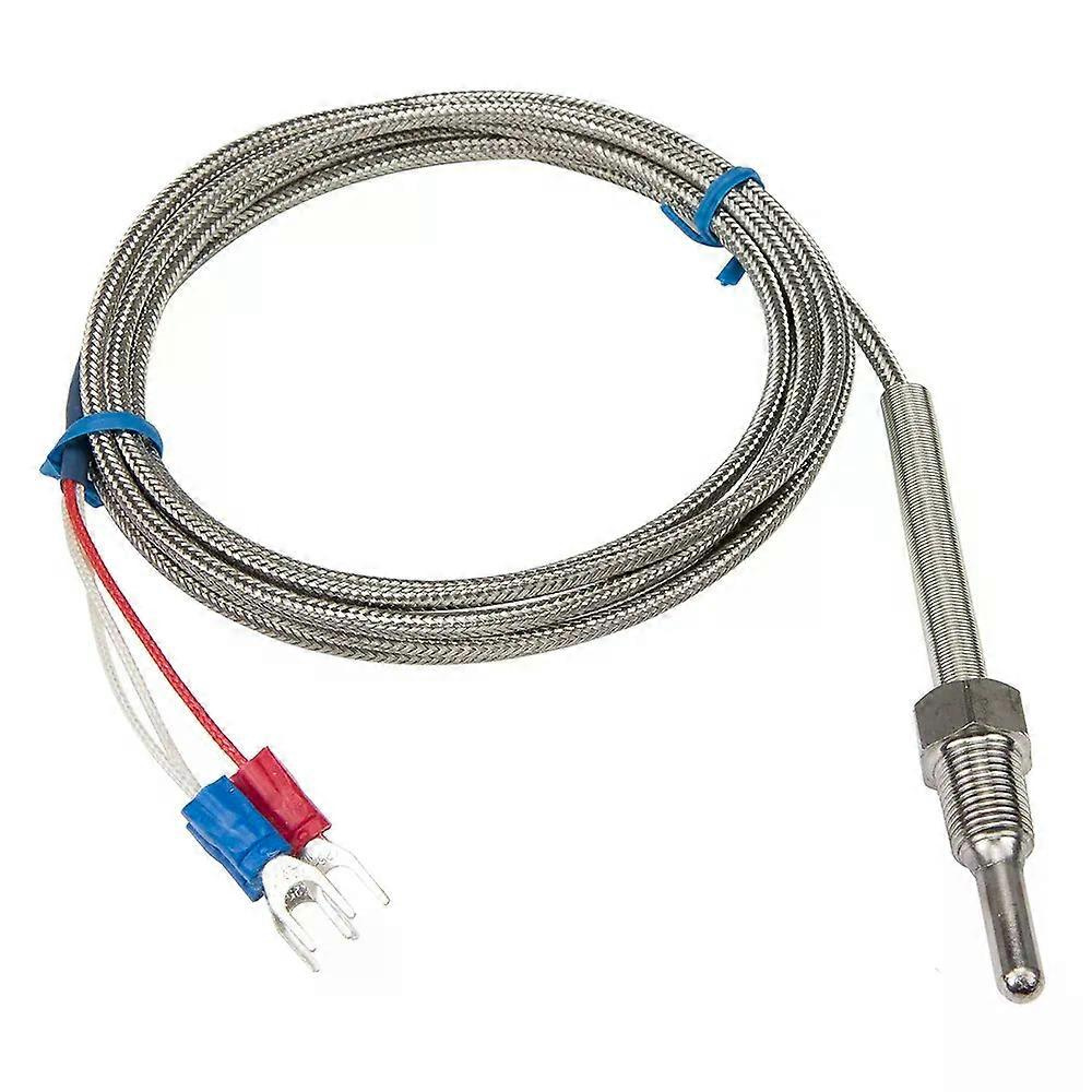 Ftarp09 Pt100 Typ 2 M Metallummanteltes Kabel 30 Mm Fühlerkopf Rtd-temperatursensor 1/8 1/4 3/8 1/2 3/4 Zoll M6 M8 M10 M12 Gewinde