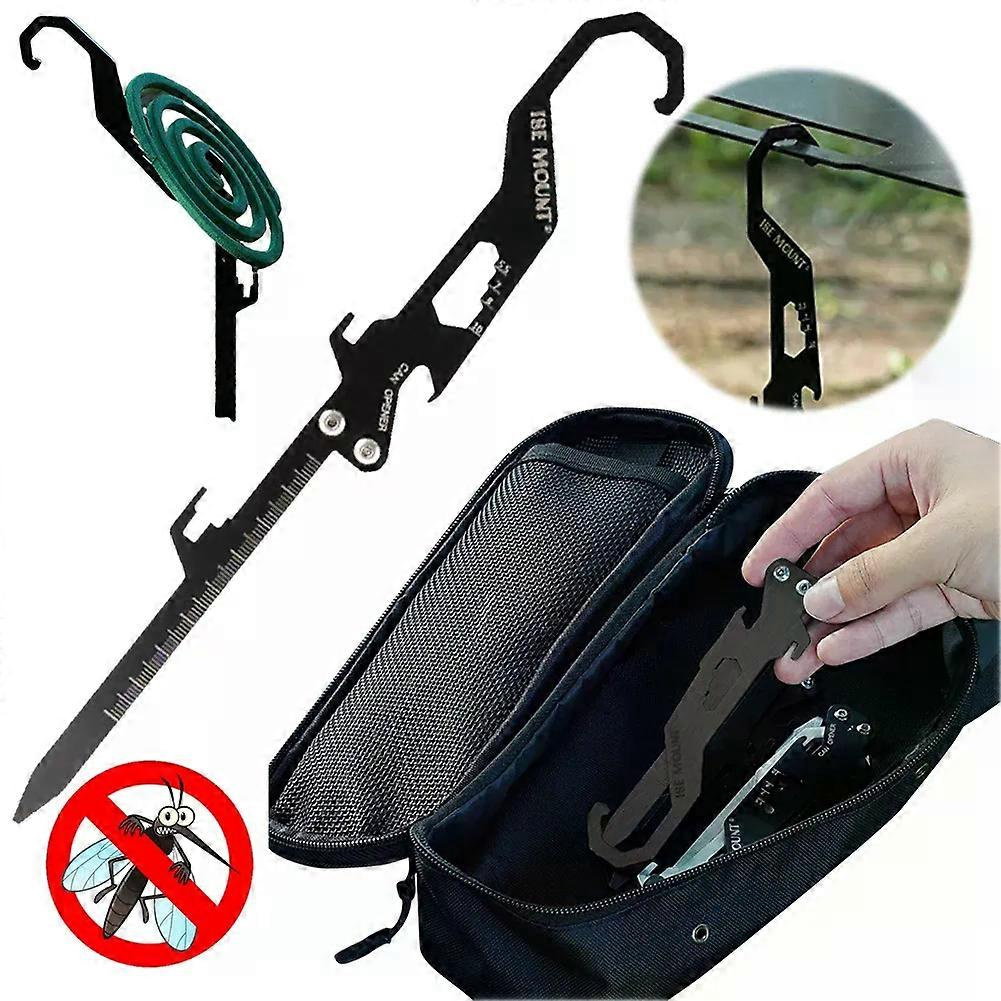 Faltbare Campingheringe, Multifunktionale Zeltnägel Aus Edelstahl Für Outdoor-campingpavillons