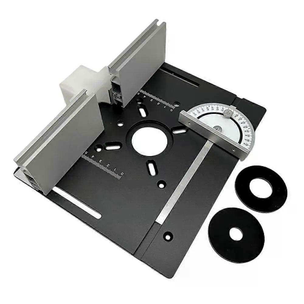 Frästisch-einsatzplatte Aus Aluminiumlegierung Für Holzbearbeitung, Wendebrett-besäummaschine, Gravierhilfsmittel, Holzbearbeitungsbänke