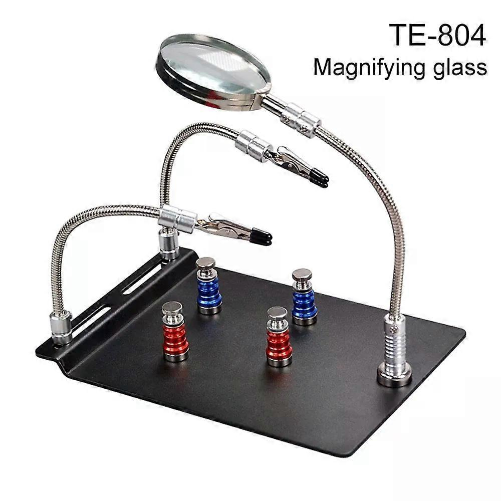Handlötwerkzeug, Leiterplattenhalter, Flexible Metallarme, Löthilfe, Werkstattstation, Tischlupe, Löten