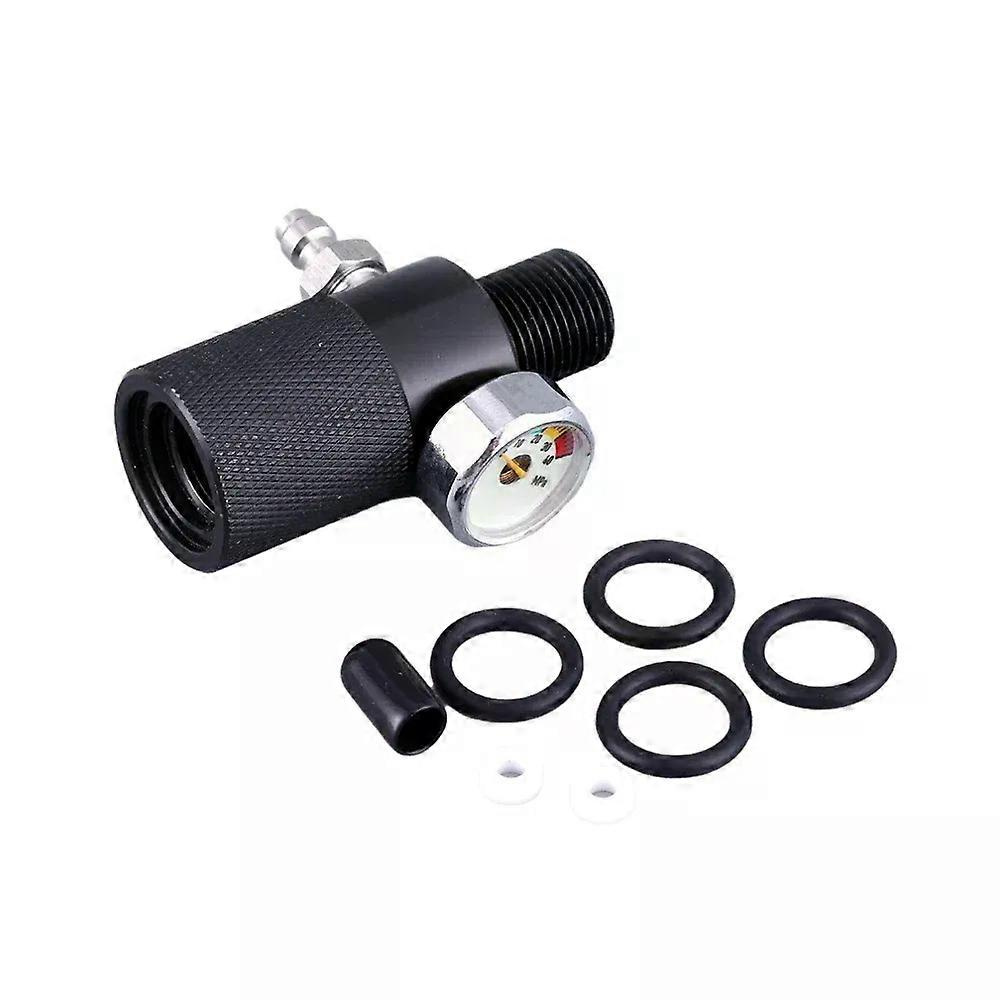Hochdruck-gasflaschenventiladapter Für M1815-gewinde-gastank/sauerstoffflaschenfüllung, Betriebsdruck 400 Bar/4500 Psi