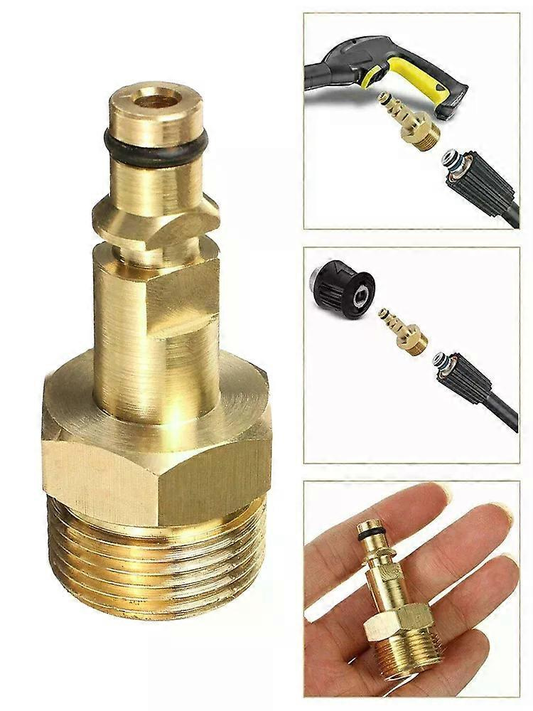 Hochdruckreiniger-schlauchadapter M22-konverteranschluss Für Kärcher K-serie Hochdruckreinigerpistole Aus Massivem Messing, Gartengeräte-ersatzteil