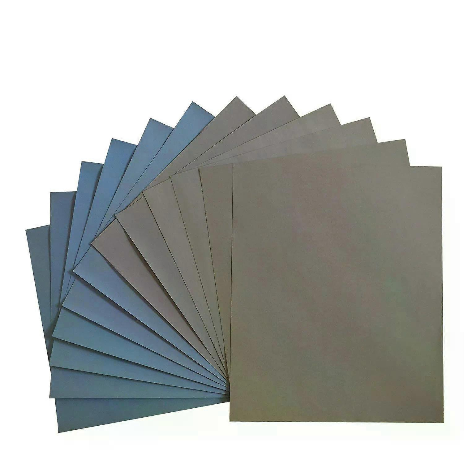Hochpräzisions-schleifpapier, Körnung 1500, 2000, 2500, 3000, 5000, 7000, Nass-/trockenschleifpapier, 12 Blatt – Deutschland
