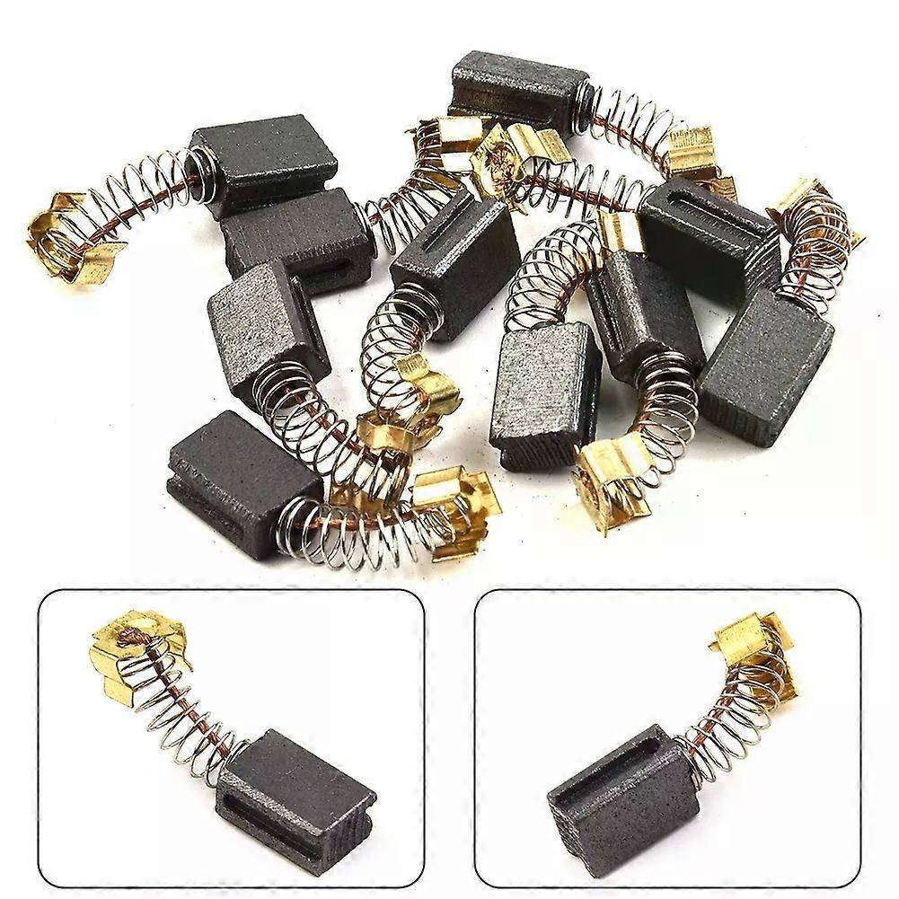 Hochwertige, Neue Und Praktische Kohlebürsten, 5 Paar, 6 X 9 X 12 Mm, Ersatzfeder Cb406 Cb407