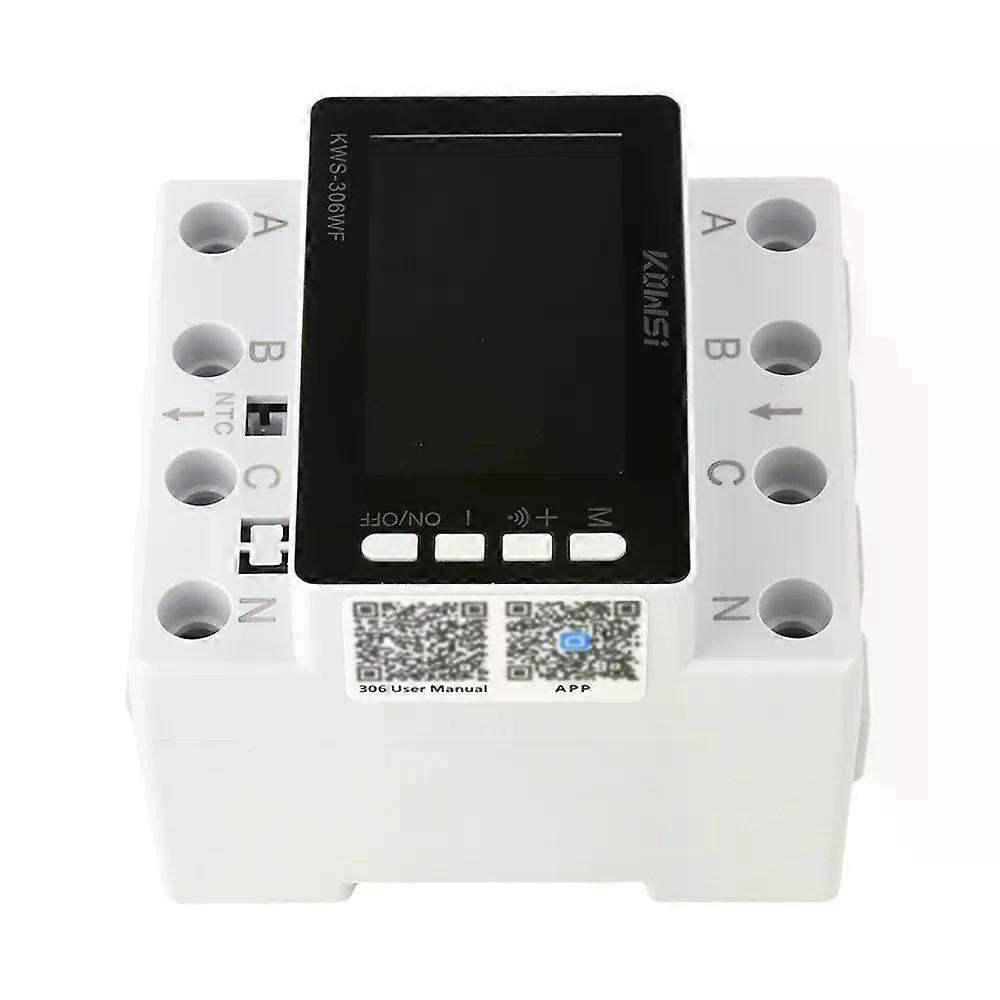 Kws-306 Für Tuya Wlan Intelligentes Hd-farbdisplay 3-phasen 4-draht Din-schienen-multifunktions-spannungs-strom-leistungsmesser Mit App-steuerung
