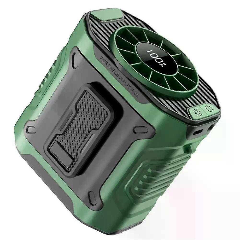 Leichter, Tragbarer Outdoor-ventilator Mit Akku, 100 Geschwindigkeitsstufen, 3600-mah-akku Und Freihändiger Bedienung
