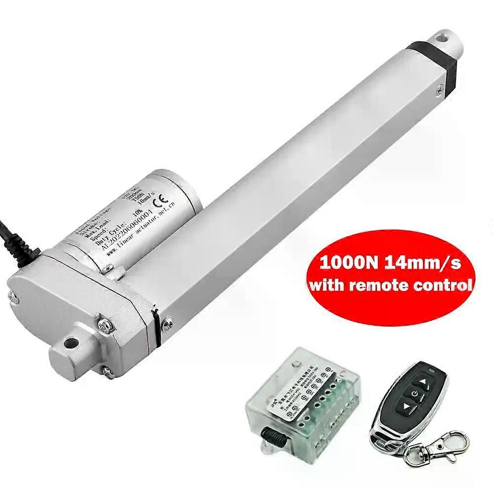 Linearantrieb 1000 N, 14 Mm/s Geschwindigkeit, Mit Fernbedienung, 12 V Gleichstrom-elektromotor Mit Metallgetriebe, Hub 50 Mm, 100 Mm, 150 Mm