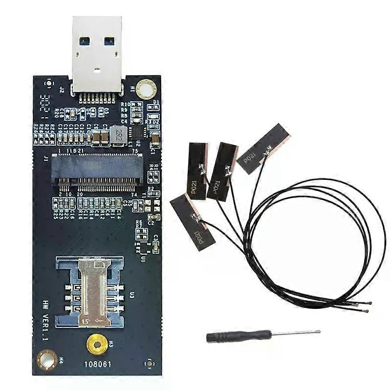 M2 Usb-adapter Dw5821e M2-ngff Dw5811e Dw5816e Em7455 L860-gl Usb30 Erweiterungskarte Für 3g/4g/5g Lte-modul