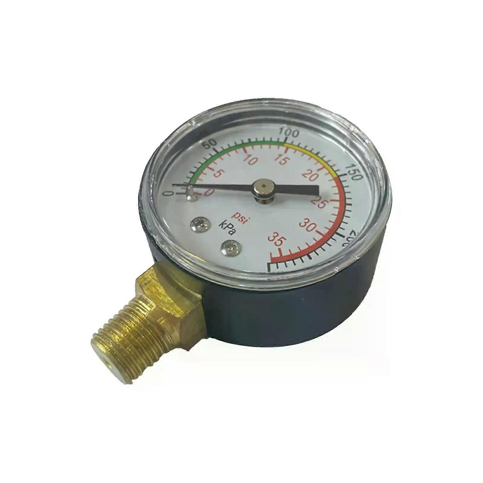 Doppelskaliges Manometer Für Pool-sandfilter, Geeignet Für Pools Und Whirlpools