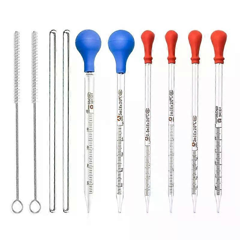 Messzylinder-set Aus Glas, 0,5 Ml, 1 Ml, 2 Ml, 3 Ml, 5 Ml, 10 Ml, Für Labor Und Krankenhaus